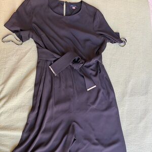 Tommy Hilfiger Black Satin-Look Jumpsuit